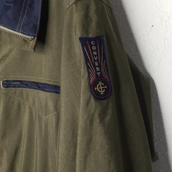 Columbia Vintage Convert, men's small, army green extended length jacket. - Picture 5 of 14